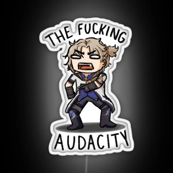 The Fucking Audacity Albedo Led RGB Neon Sign