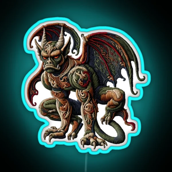 The Gargoyle RGB Neon Sign