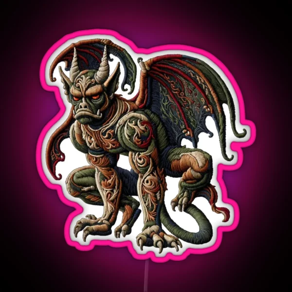 The Gargoyle RGB Neon Sign