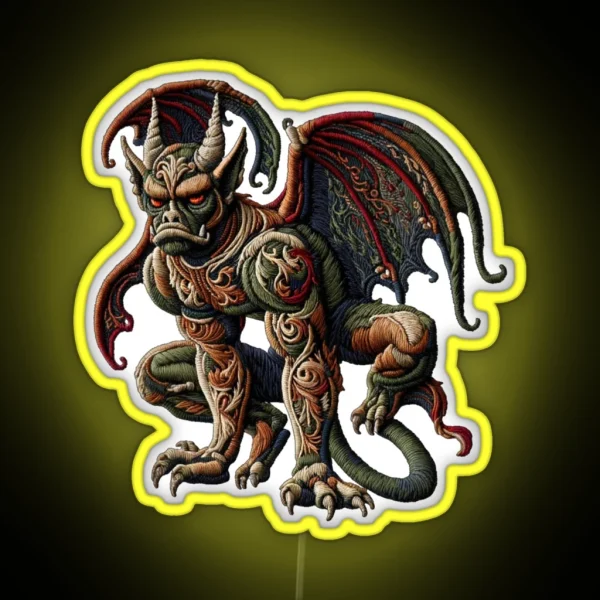 The Gargoyle RGB Neon Sign