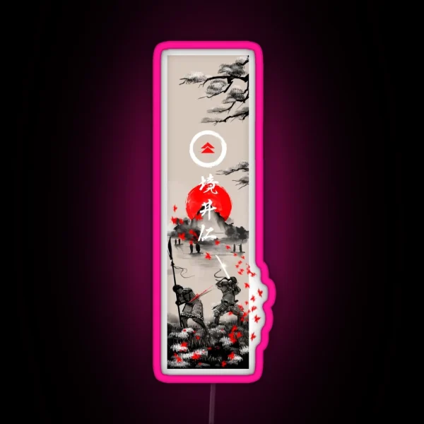 The Ghost Ukiyo E RGB Neon Sign