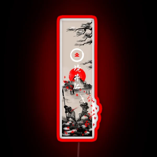The Ghost Ukiyo E RGB Neon Sign