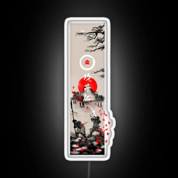 The Ghost Ukiyo E RGB Neon Sign
