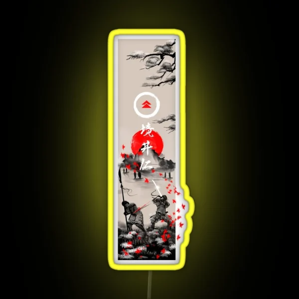 The Ghost Ukiyo E RGB Neon Sign