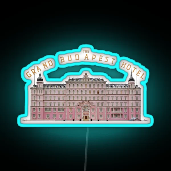 The Grand Budapest Hotel RGB Neon Sign