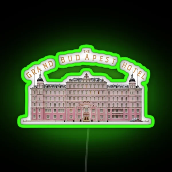 The Grand Budapest Hotel RGB Neon Sign