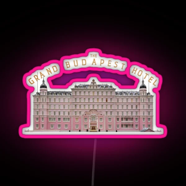 The Grand Budapest Hotel RGB Neon Sign