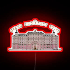 The Grand Budapest Hotel RGB Neon Sign