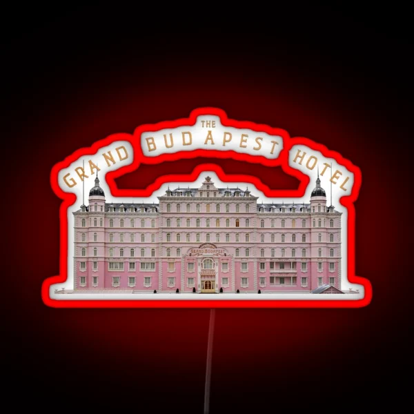 The Grand Budapest Hotel RGB Neon Sign