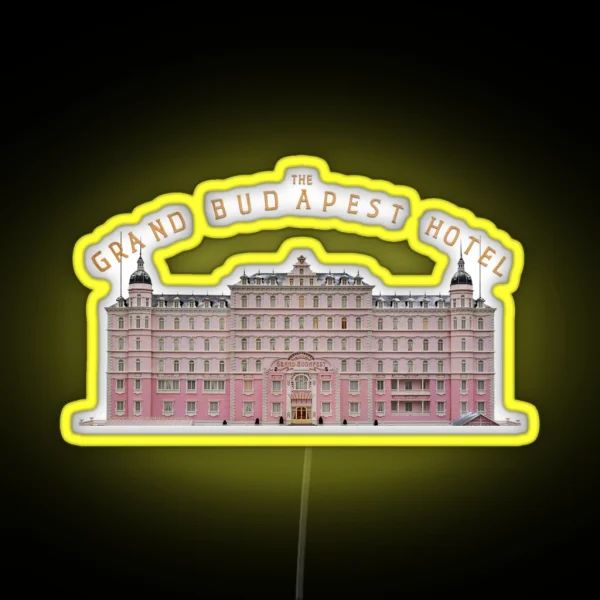 The Grand Budapest Hotel RGB Neon Sign