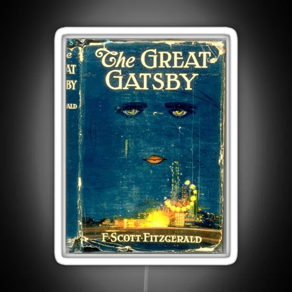 The Great Gatsby Book Tumblr Vintage Aesthetic Led RGB Neon Sign