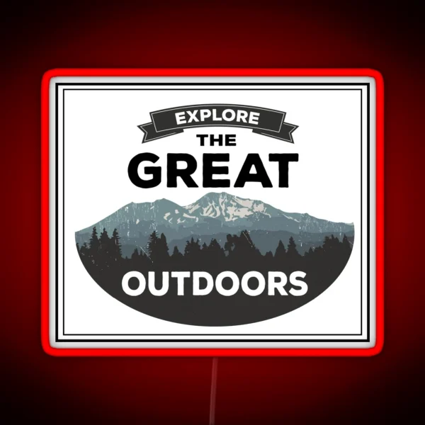 The Great Outdoors RGB Neon Sign
