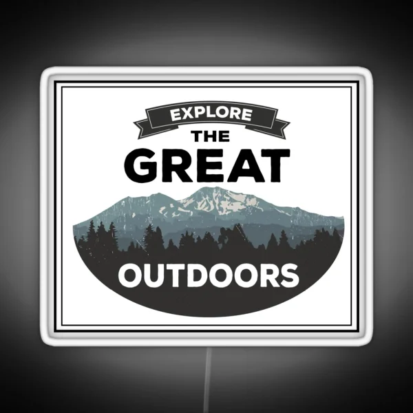 The Great Outdoors RGB Neon Sign