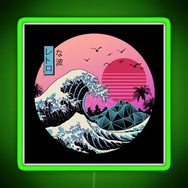 The Great Retro Wave RGB Neon Sign