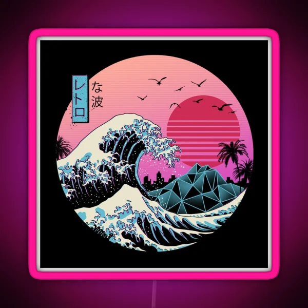 The Great Retro Wave RGB Neon Sign