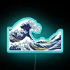 Classic Japanese Artwork Wall Decor Vibrant Neon Sign Gift Idea