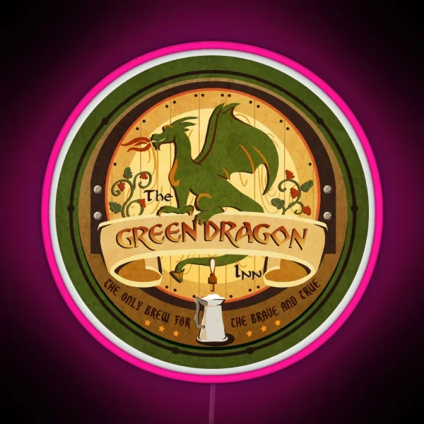 The Green Dragon RGB Neon Sign