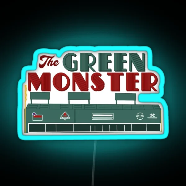 The Green Monster RGB Neon Sign