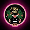 Customizable RGB LED Canvas Sign with Tree Neon Light Display