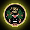 Modern Bar Decorative RGB Neon Sign Featuring Trees in Gunks