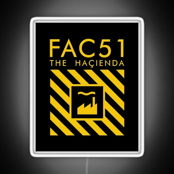 The Hacienda Factory Records RGB Neon Sign