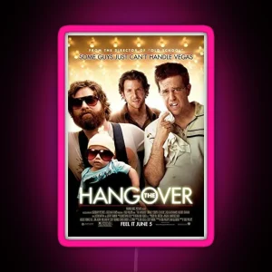 The Hangover Movie Poster RGB Neon Sign