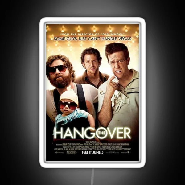 The Hangover Movie Poster RGB Neon Sign