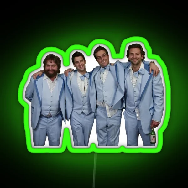 The Hangover Stu S Wedding RGB Neon Sign