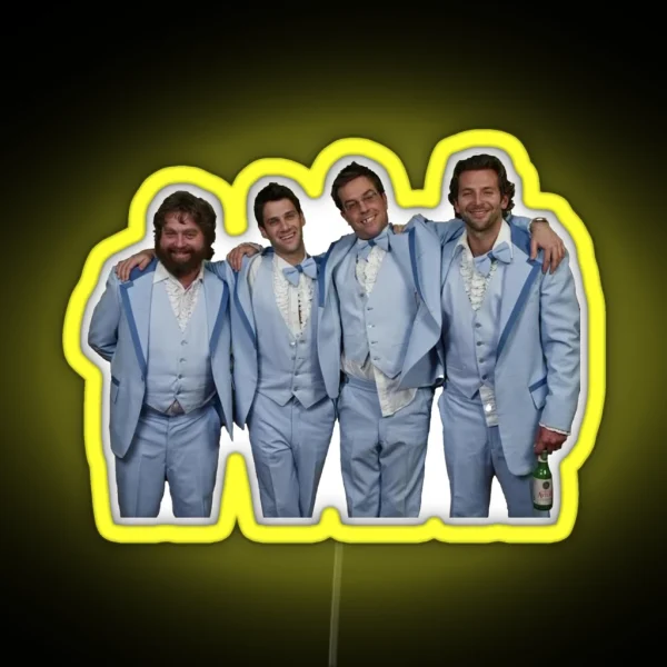 The Hangover Stu S Wedding RGB Neon Sign