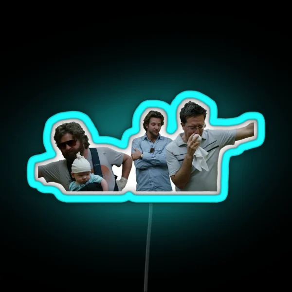 The Hangover Wolfpack RGB Neon Sign