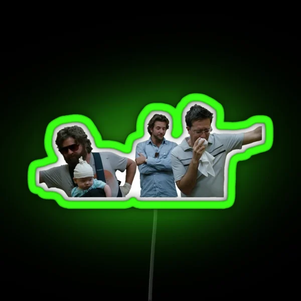 The Hangover Wolfpack RGB Neon Sign
