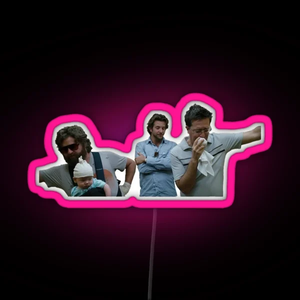 The Hangover Wolfpack RGB Neon Sign