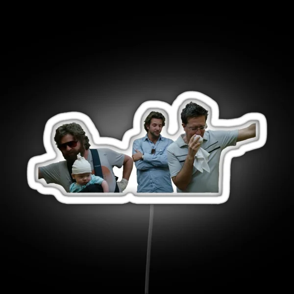 The Hangover Wolfpack RGB Neon Sign
