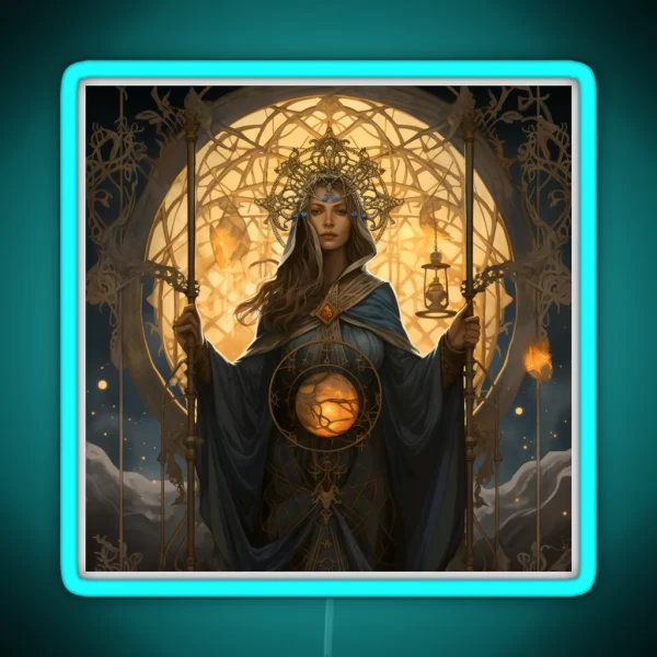 The High Priestess RGB Neon Sign