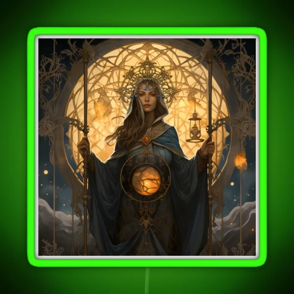 The High Priestess RGB Neon Sign