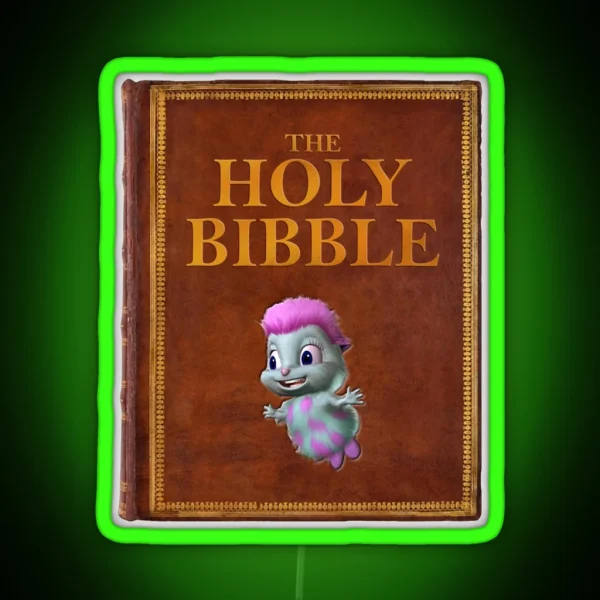 The Holy Bibble RGB Neon Sign