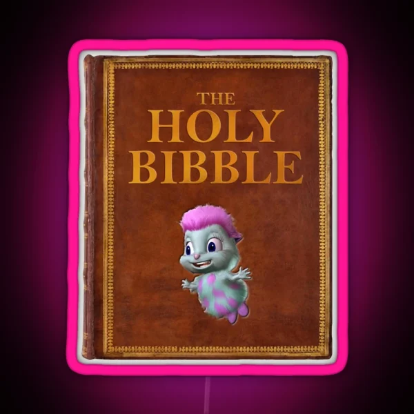 The Holy Bibble RGB Neon Sign