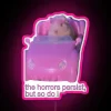 Vibrant RGB Neon Sign for Fans of Resilient Hamster Memes Everywhere