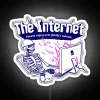 Add futuristic style with this glowing internet access icon sign