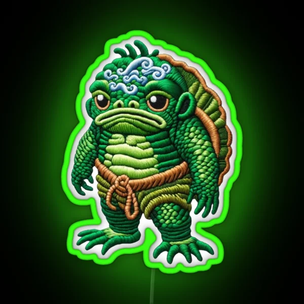 The Kappa A Legendary Creature From Japan RGB Neon Sign