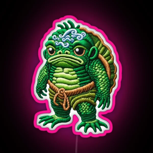 The Kappa A Legendary Creature From Japan RGB Neon Sign
