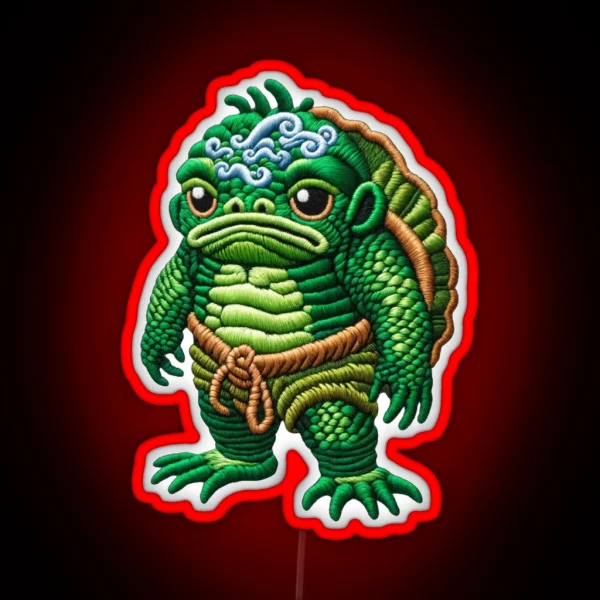 The Kappa A Legendary Creature From Japan RGB Neon Sign