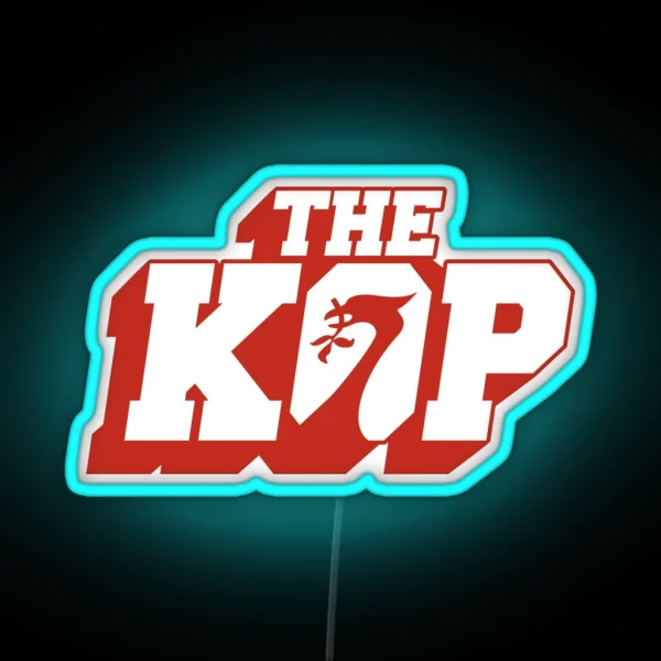 The Kop Liverpool FC Pattern RGB Neon Sign