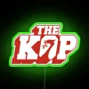 Vibrant RGB LED Anode Lighted Kop Sign for Reds Enthusiasts