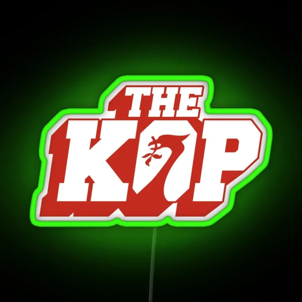 The Kop Liverpool FC Pattern RGB Neon Sign