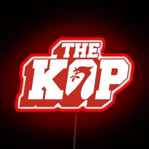 The Kop Liverpool FC Pattern RGB Neon Sign