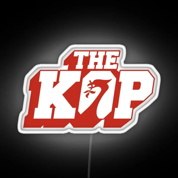 The Kop Liverpool FC Pattern RGB Neon Sign