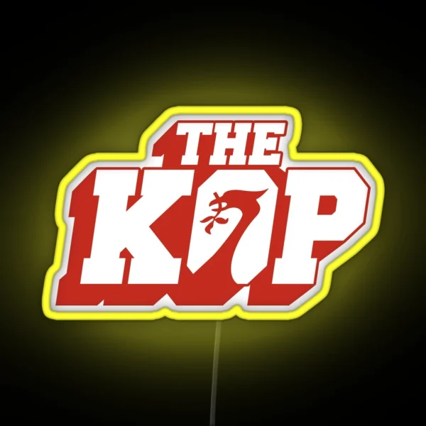 The Kop Liverpool FC Pattern RGB Neon Sign