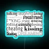 Neon LGBTQ+ themed motivational quote sign with colorful vibrant letters.