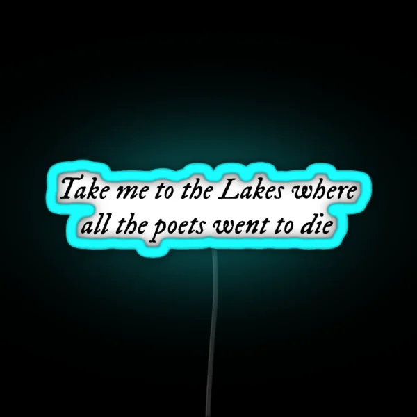 The Lakes RGB Neon Sign
